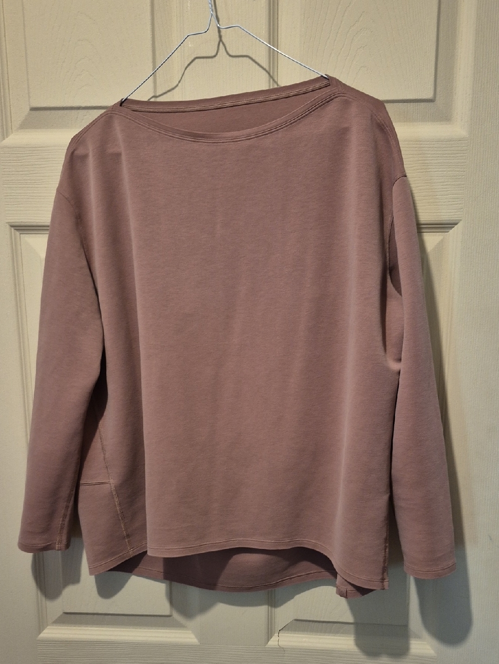 COPY🍋 Lululemon Back in Action Long Sleeve Shirt Pique Twilight Rose Size S / M